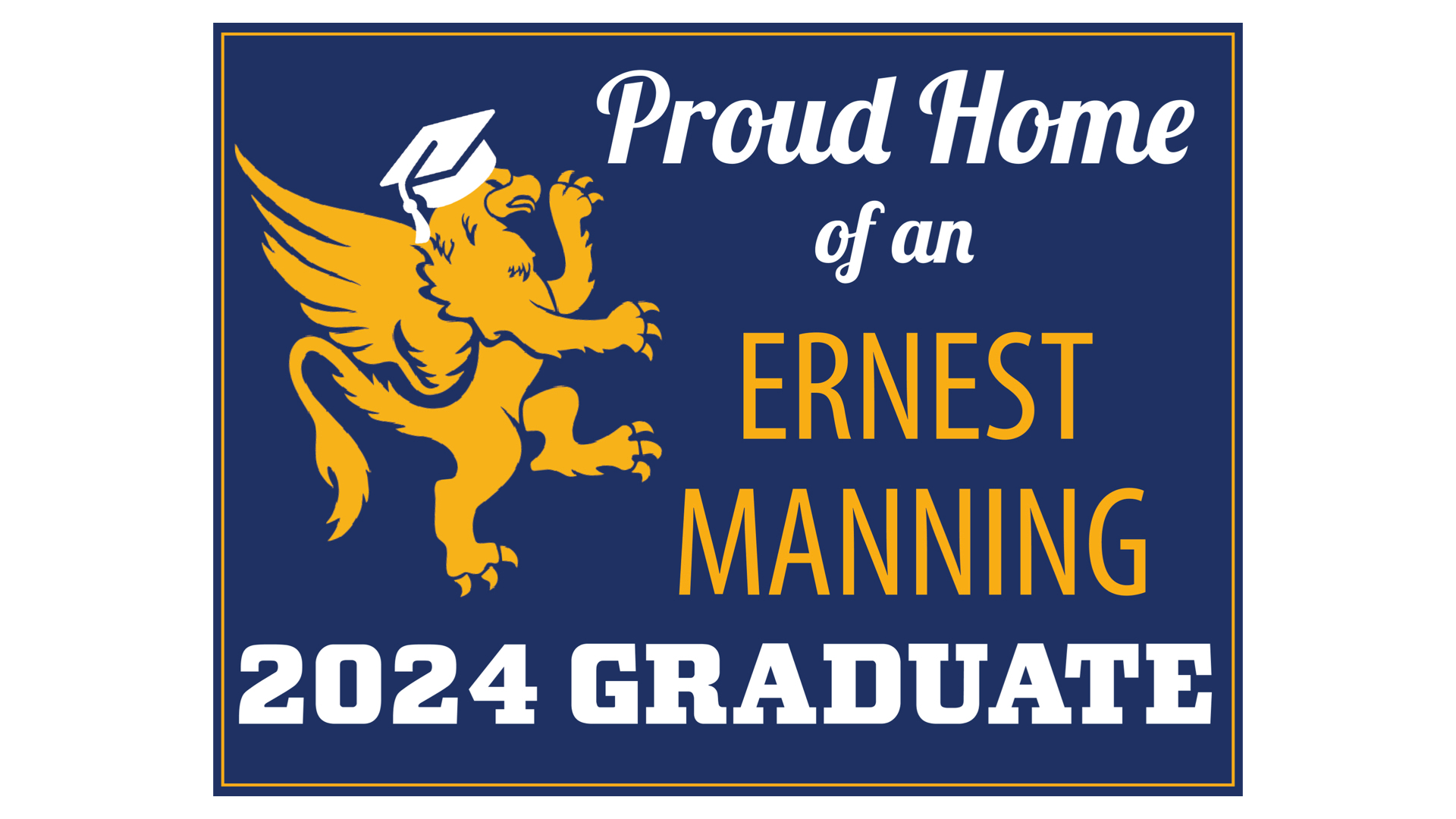 2024 Grad Lawn Sign